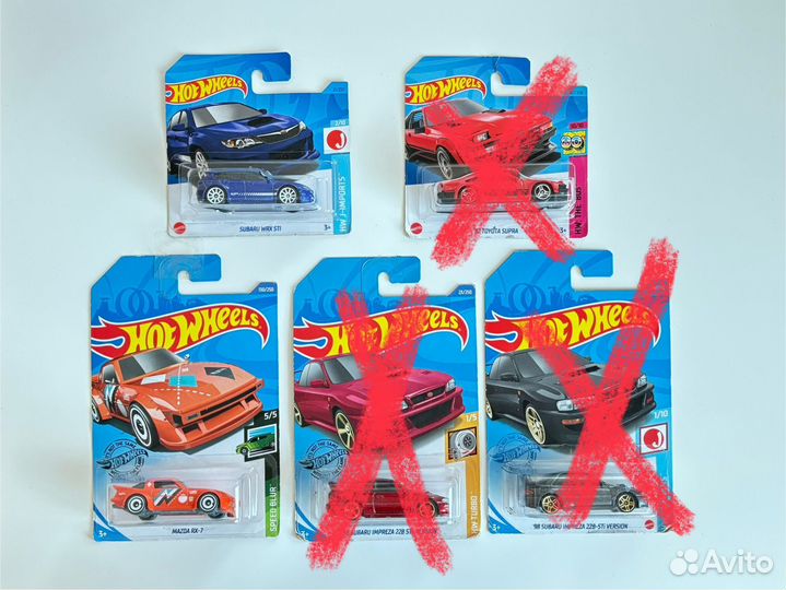 Hot wheels nissan, honda, subaru, ford, форсаж