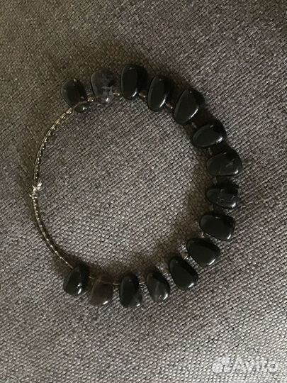 Морион. Колье из мориона