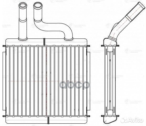 Радиатор отоп. для а/м Chevrolet Rezzo 00- LRh0