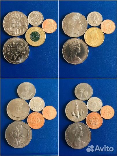 Монеты Австралии и Океании