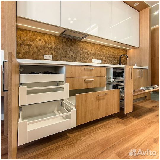 Кухня угловая эмаль гарнитур