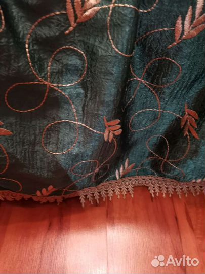 Покрывало на 2 х спальную кровать+шторы