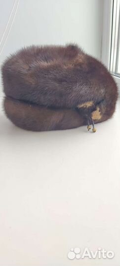 Шапка норковая б/у