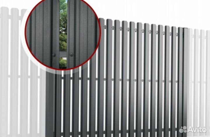 Двухсторонний штакетник