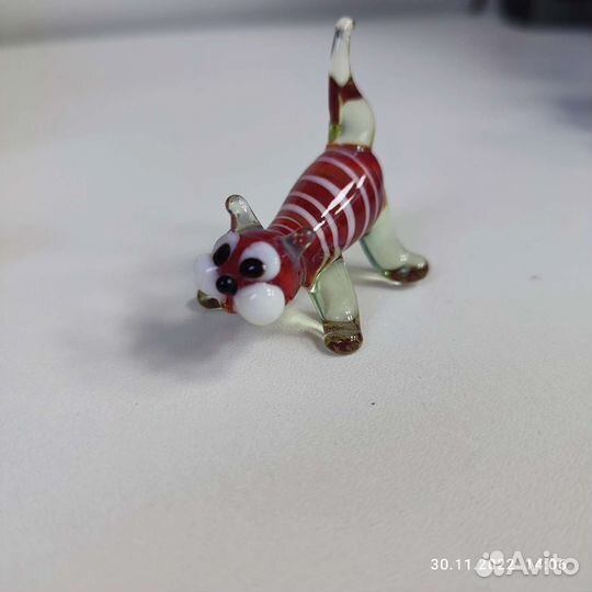 Стеклянные фигурки животных