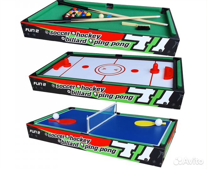 Игровой стол трансформер DFC FUN2 4 в 1