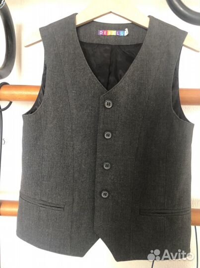 Жилет школьный для мальчика «Салют», р. 116-60