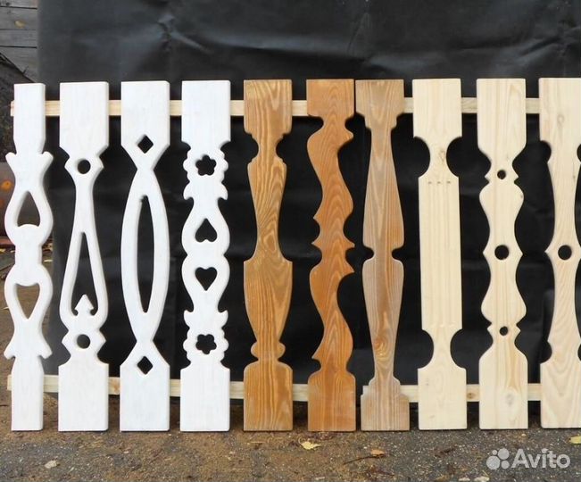 Балясины деревянные Ель плоская