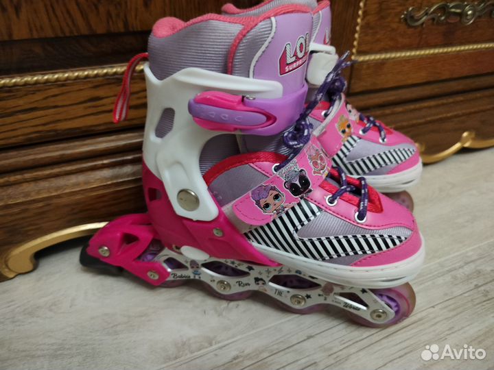 Роликовые коньки детские Lol surprise