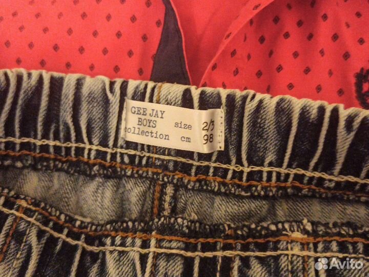 Рубашка и джинсы на мальчика