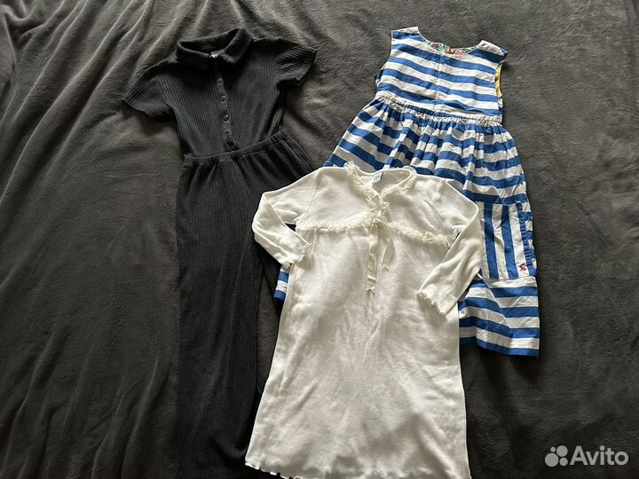 Детские платья комбинезон 128 для девочки пакетом