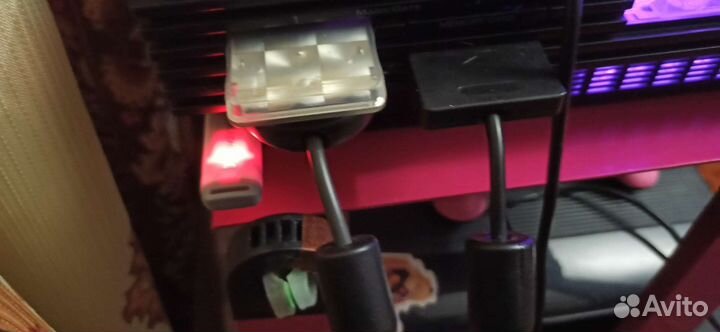 PlayStation 2 FAT 50008 с подсветкой играми USB