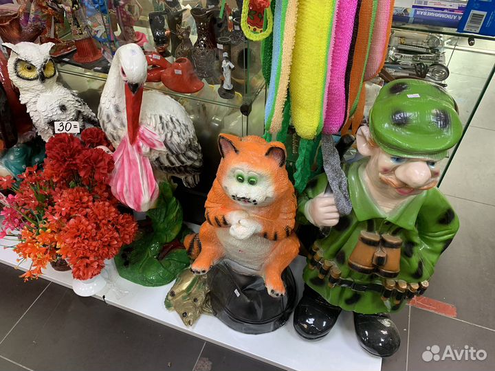 Садовые фигурки из полистоуна