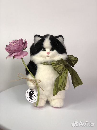 Кошка ручной работы, техника валяние