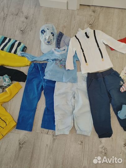 Детские вещи пакетом на мальчика 80 86