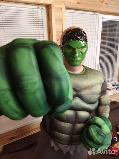 Новый костюм Халка для аниматора (все размеры)