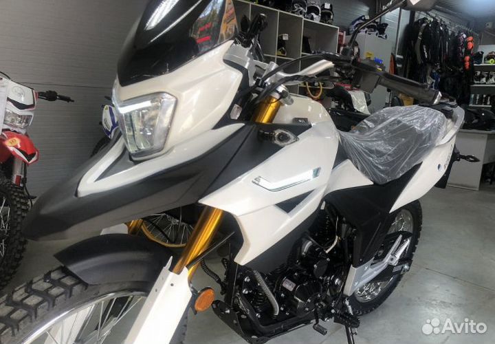 Мотоцикл racer RC300-GY8 ranger(белый)