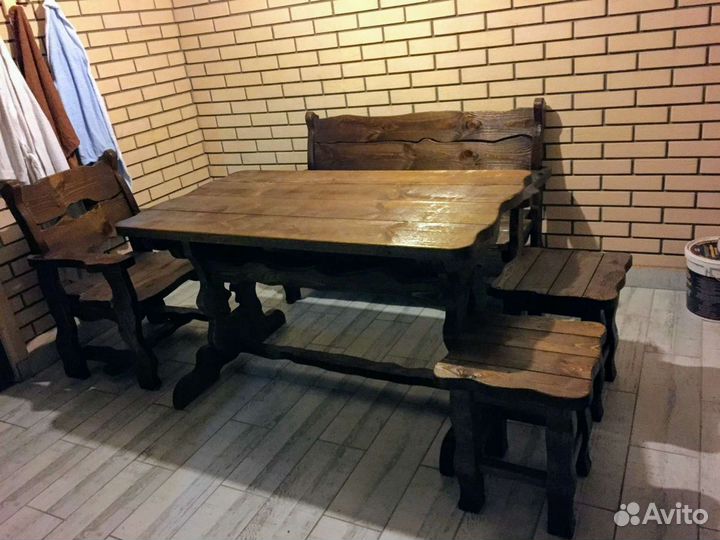 Берендей. нн. Стол со старением из массива