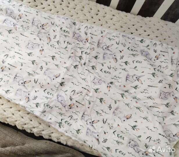 Плед детский плюшевый