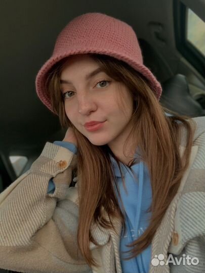 Вязаная панама, шляпка