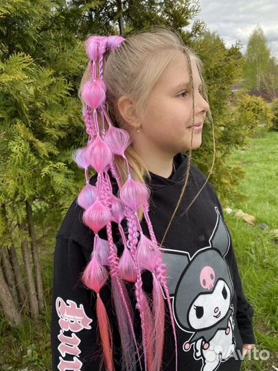 Афро резинки, набор 2 шт