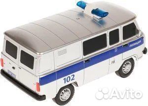 Автомобиль радиоуправляемый УАЗ 452 полиция 18 см
