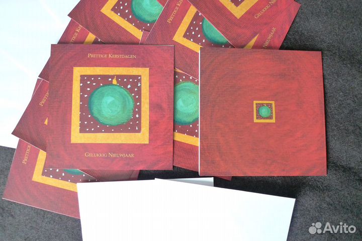 Набор новогодних открыток с конвертами (Нидерланды