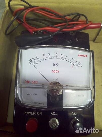 Мегаомметр sanwa DM-500 (Japan.)