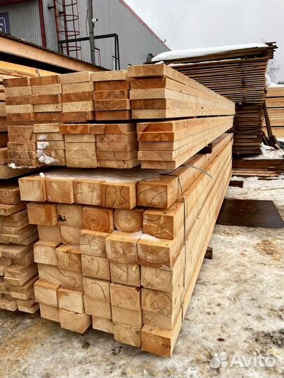 Доска обрезная 40х150х6000мм ГОСТ