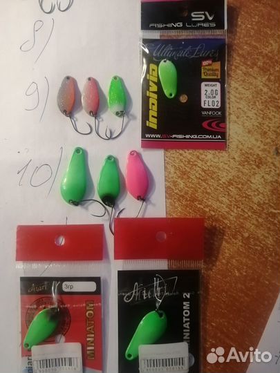 Форелевые блесны