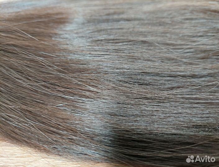 Детские волосы в срезе, 60см, прямые, рассрочка