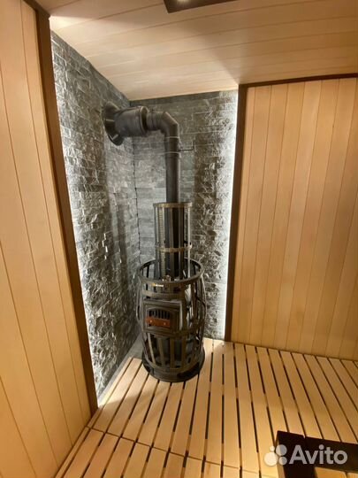 Отделка бань, парной и сауны под ключ Отделка бани