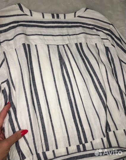 Платье рубашка 48/50, см замеры, не тянется