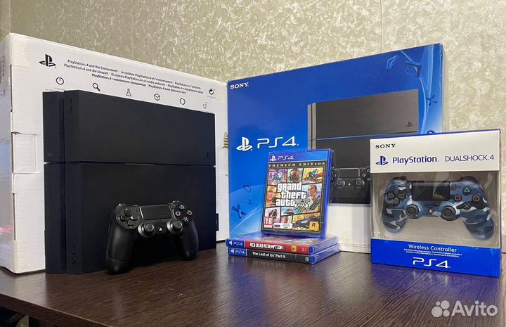 Sony PS4 500GB / Отличная / Топ игры