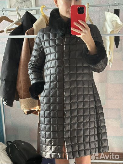 Пальто стеганное женское Pinko