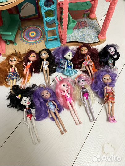 Домик enchantimals и куклы