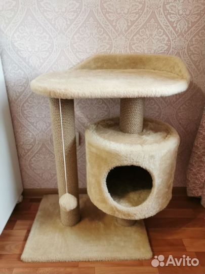 Домик для кошки с когтеточкой