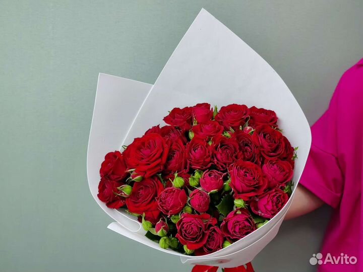 Кустовые розы. Цветы с доставкой