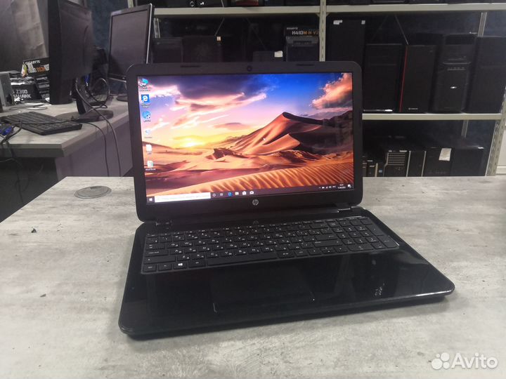 Ноутбук HP 2 ядра, 4Гб DDR3, SSD, Win10 + Office