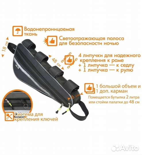 Велосумка под раму