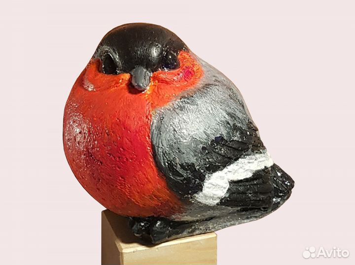 Фигурка снегирь новогодний