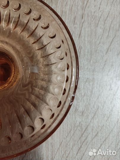 Сахарница из цветного стекла СССР