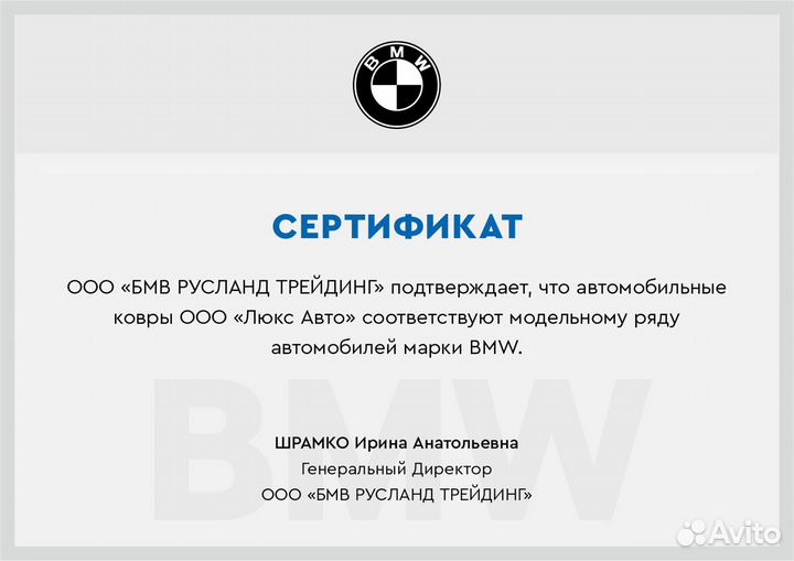 3D Коврики BMW X3 F25 G01 Экокожа