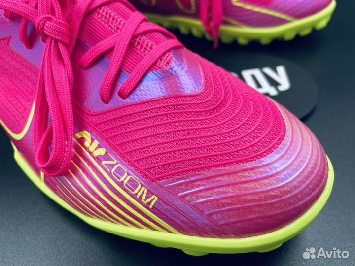 Футбольные шиповки nike air zoom pink 39-45
