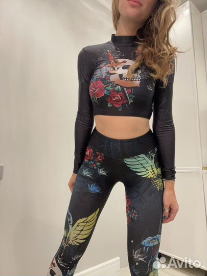 Easyway леггинсы рашгард новые спортивный костюм