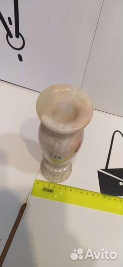 Подсвечник из натурального камня Оникса