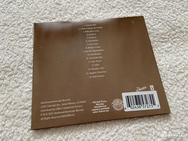 Billie Eilish - Happier then Ever CD-диск