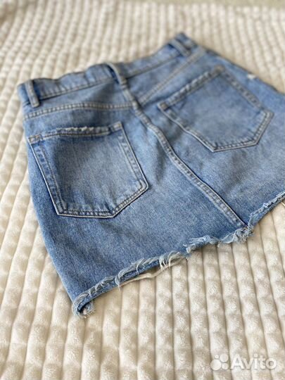 Джинсовая юбка zara