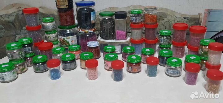 Очень большой набор бисера