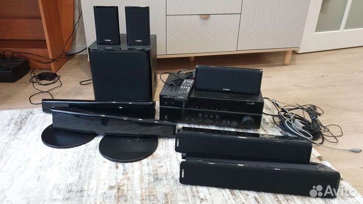 AV- ресивер RX-V373 и акустика Yamaha NS-PA40